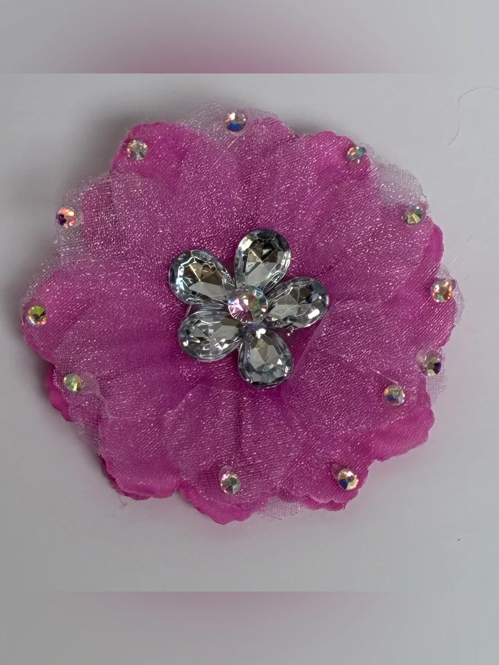 Weissman Showtime Lilac Ballet Dance Costume 7/8 Hair Pin Pageant Sequin #18695
